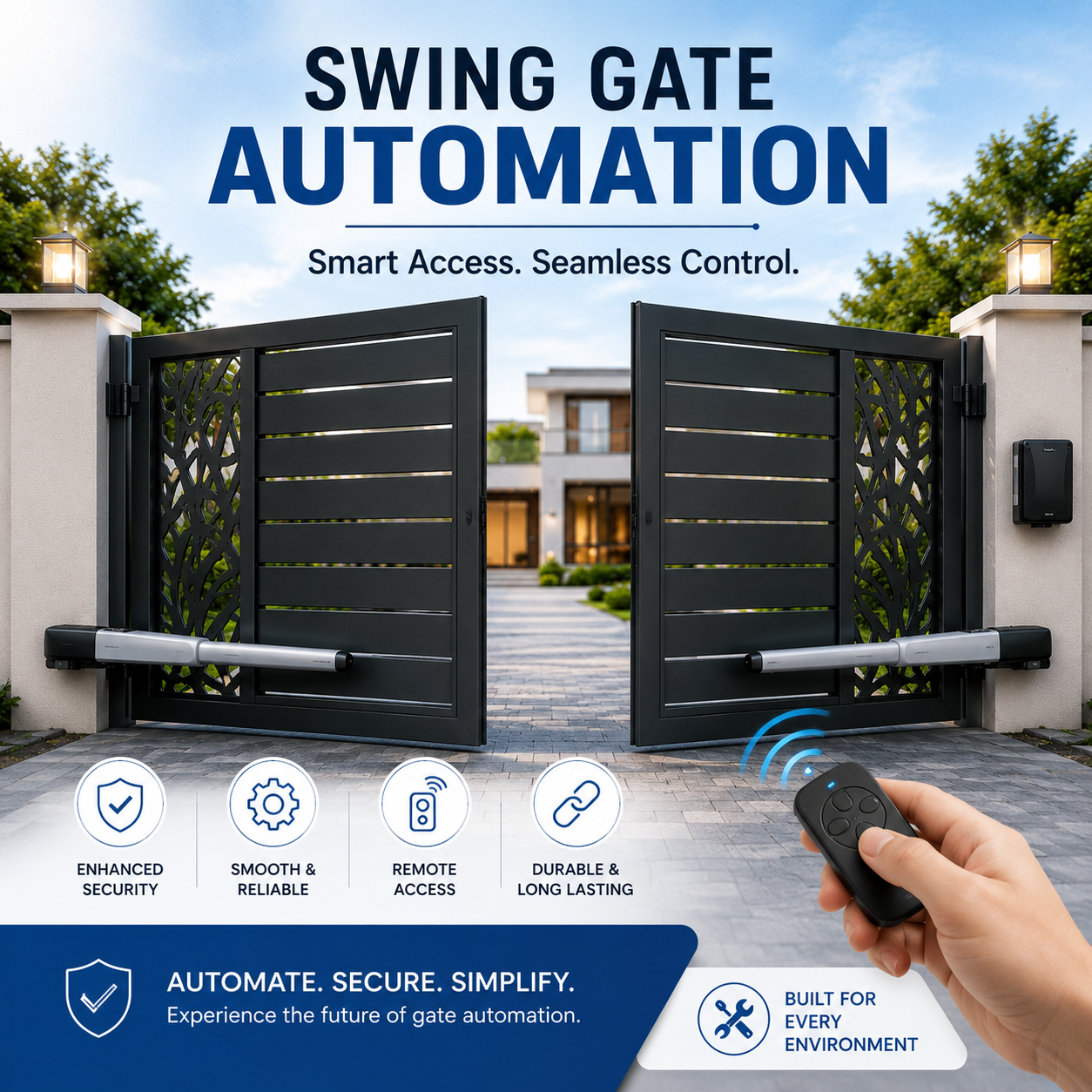 Best Swing Gate Automation Company in Banglore
